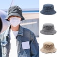thumbnail image 1 of D-GROEE Vintage Denim Bucket Hat - Casual Outdoor Fishing Hiking Anti-UV Sunscreen Boonie Hat, 1 of 8