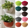 thumbnail image 1 of D-GROEE Wall Planter Pots Outdoor Use Plastic, Small Wall Mounted Flowers Plant Basket for Home Garden Porch Balcony Kitchen Wall Decoration, 1 of 7