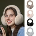 thumbnail image 1 of D-GROEE Winter Faux Furry Ear Warmers Earmuffs Foldable Earmuffs for Cold Weather, 1 of 6