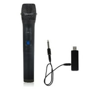 D-GROEE Wireless Microphone, VHF Wireless Plastic Handheld Mic System with USB Receiver, for Karaoke, Singing, Party, Wedding, DJ, Speech