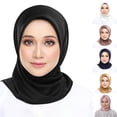 thumbnail image 1 of D-GROEE Women Head Scarf Hair Bandanas - Square Faux Silk Head Scarves for Women Head Wrap Scarf Decoration for Female, 1 of 8