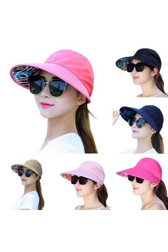 Women Leaf Print Sun Hat Outdoor UV Protection Bucket Mesh Hat Women Running Cap