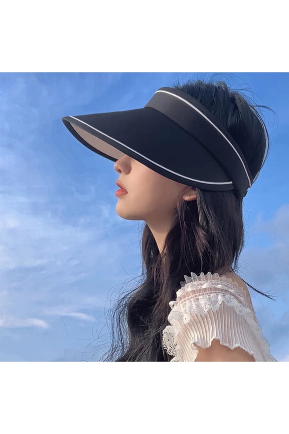 D GROEE Women Sport Sun Visor Hats Empty Top Baseball Sun Cap Womens Sunhats with uv Sun Hats for Young Girls Women Beach