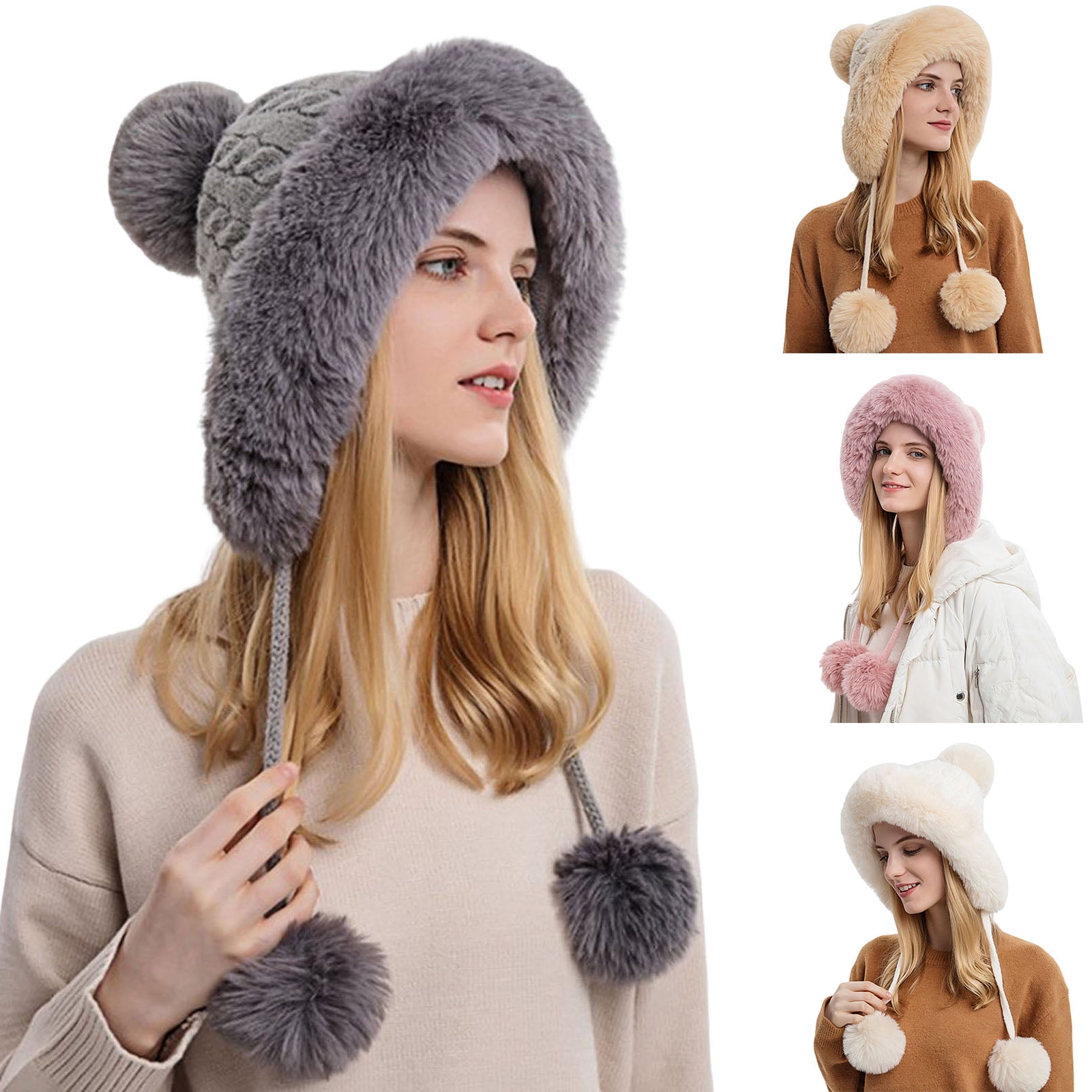 https://i5.walmartimages.com/seo/D-GROEE-Women-Winter-Wool-Cover-Ears-Hat-Ear-Flaps-Thicken-Ski-Snow-Hats-Knit-Plush-Lined-Hat-with-3-Pom-Pom_13f818eb-1b08-470c-b377-cbfe8c5ecc7c.cfa6743d75b8a565d7e89715402150eb.jpeg