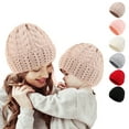thumbnail image 1 of D-GROEE Women's Winter Beanie Warm Acrylic Fiber - Thick Slouchy Cable Knit Skull Hat Ski Cap, 1 of 8