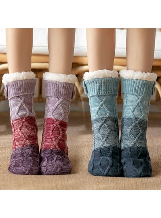 Women's Hotty™ Super Soft Faux Sherpa Lined Slipper Socks with Non