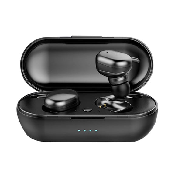 D-GROEE Y30 Bluetooth 5.0 Wireless Earbuds with Wireless Charging Case Stereo Headphones in Ear Built in Mic Headset Premium Sound with Deep Bass for Sport