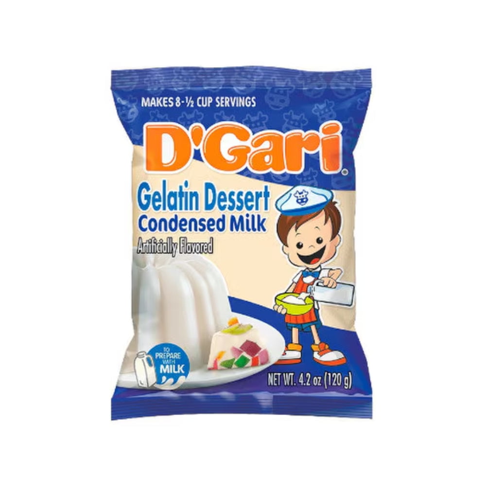 D'Gari Gelatin Condensed Milk 4.2 oz