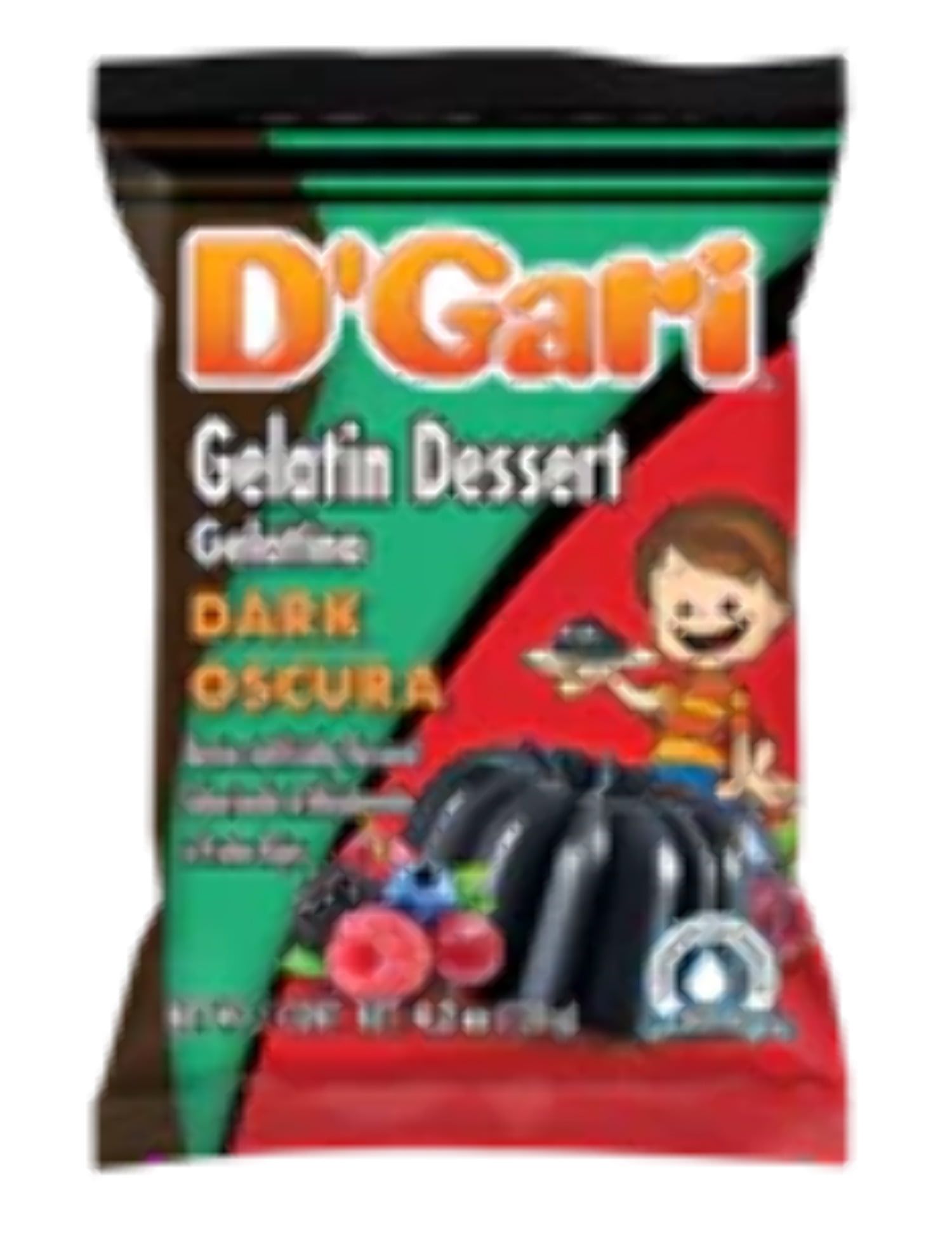 D'Gari Gelatin Dark (Oscura) Water 4.2 oz Case 24 Units
