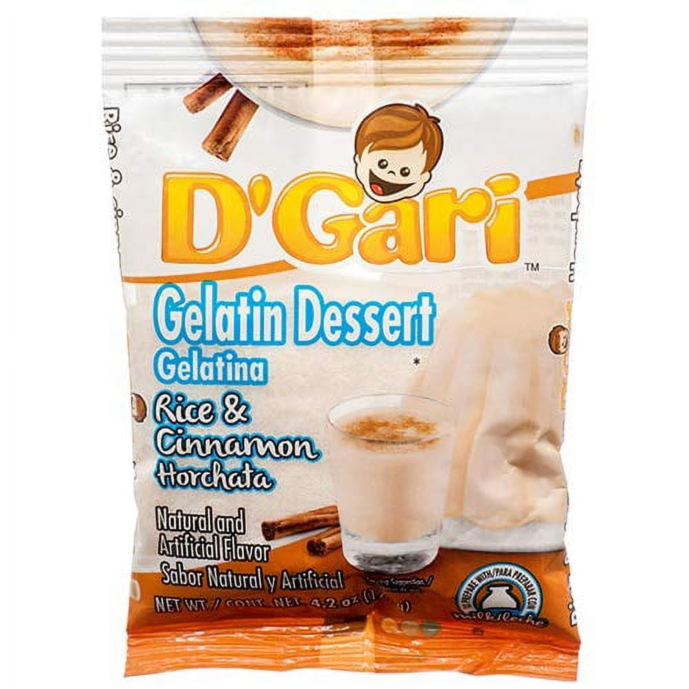 D Gari Rice & Cinnamon Gelatin Dessert 4.2 Oz (Pack of 14)