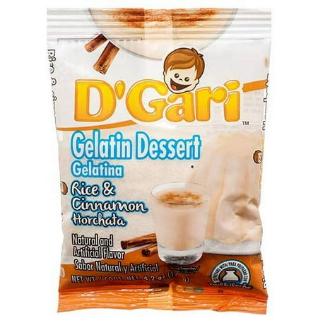 D Gari Rice & Cinnamon Gelatin Dessert 4.2 Oz (Pack of 16)