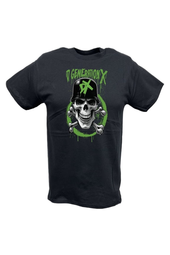 D-Generation X DX Logo Helmet Skull T-shirt