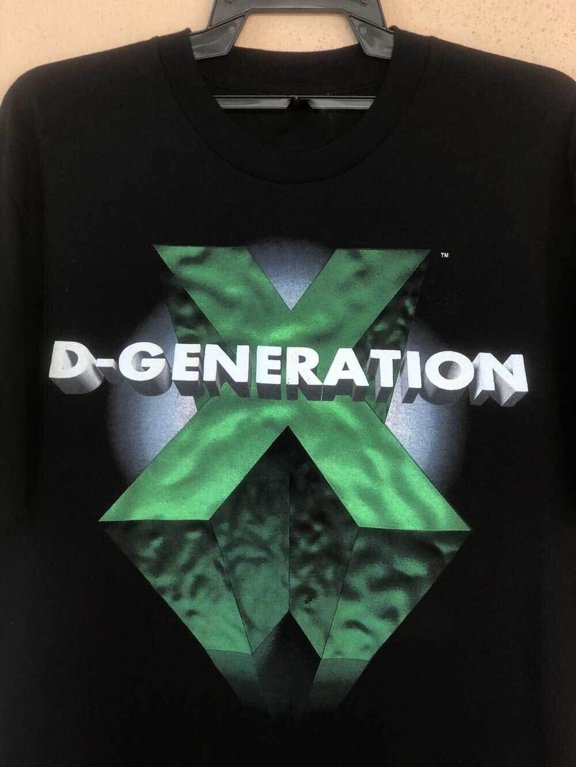 D-Generation X Wrestling T-shirt Black Cotton Tee All Size S-5XL US229