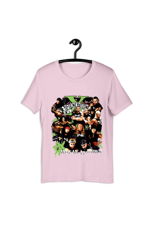 D-Generation X t-shirf WWF Triple H Chyna Shawn Michaels WRESTLING