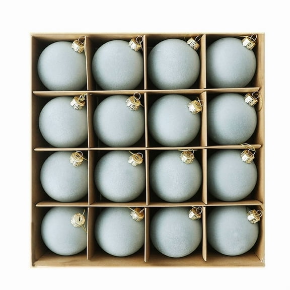 D Gray Velvet Christmas Balls For Modern Tree Decor And Festive Accents