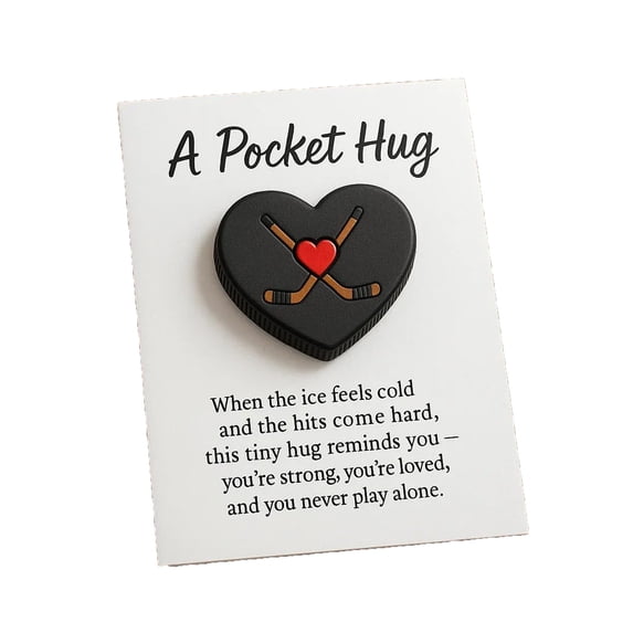D Hockey Themed Pocket Card Set With Encouraging Notes For Wall Accents And Sports Inspired Interiors