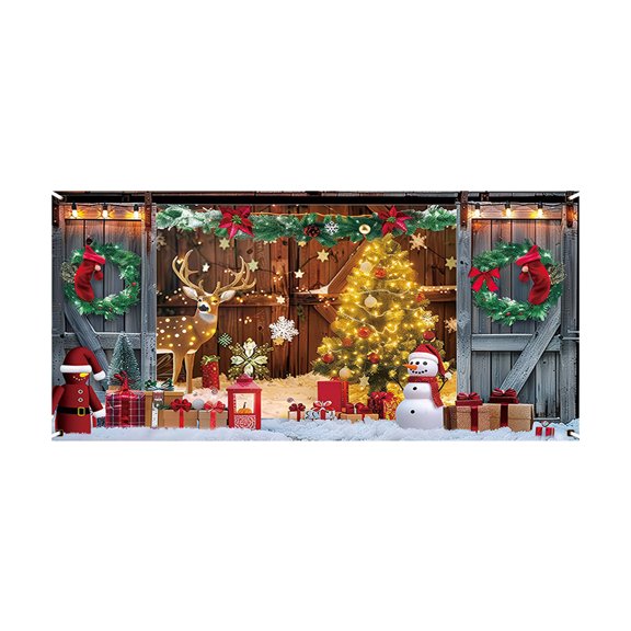 D Holiday Decor Background Cloth For Garage And Events Polyester Fiber With Easy Maintenance And Affordable Price