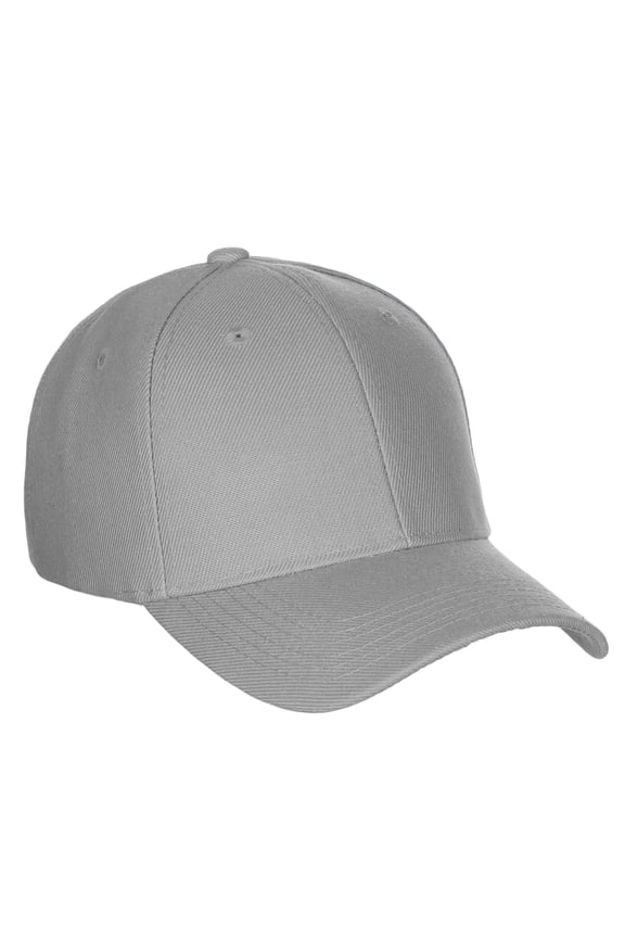 D&I Basic Baseball Cap Adjustable Closure Curved Visor Hat-Light Grey