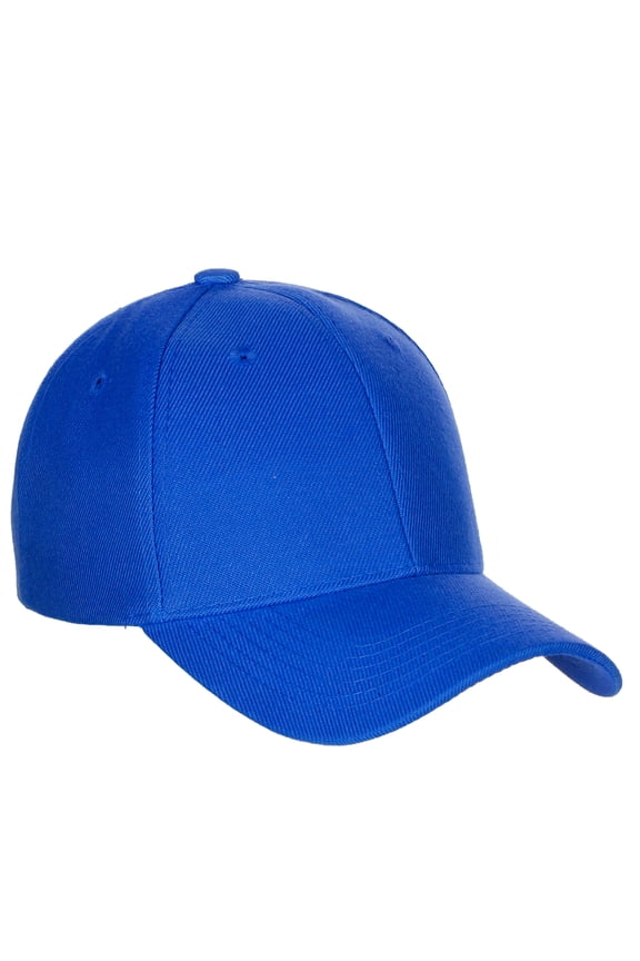 D&I Basic Baseball Cap Adjustable Closure Curved Visor Hat-Royal