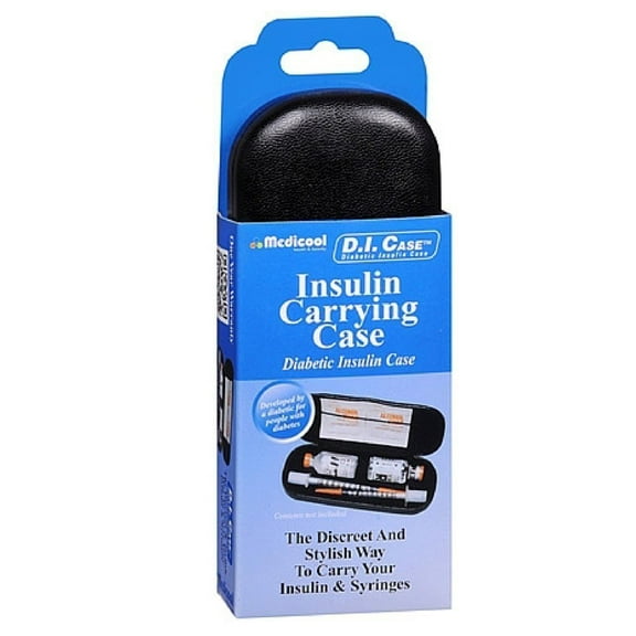 D.I. CASE Insulin Carrying Case 1 Each - Black