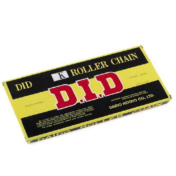 D.I.D 428HX122RB 428 Standard Series Non O-Ring Chain - 122 Links (Natural)