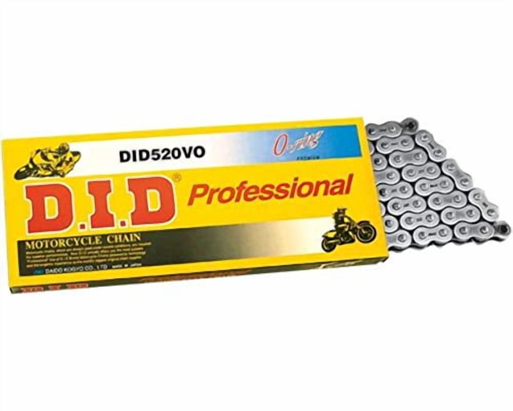 D.I.D 520VO O-Ring Drive Chain 120 Links – Honda CR250R, Premium Steel, Japan Made