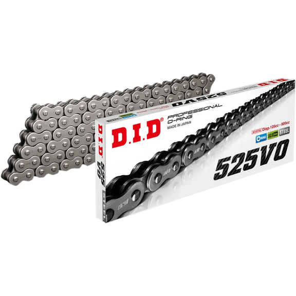 DID 525VO Professional O-Ring Chain 120 Link (M525VOX120ZB)