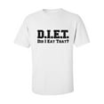 thumbnail image 1 of D.I.E.T. Did I Eat That? Adult Short Sleeve T-shirt, 1 of 4