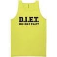 thumbnail image 1 of D.I.E.T. Did I Eat That? Neon Tank Top, 1 of 1