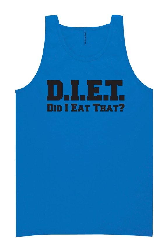 D.I.E.T. Did I Eat That? Neon Tank Top