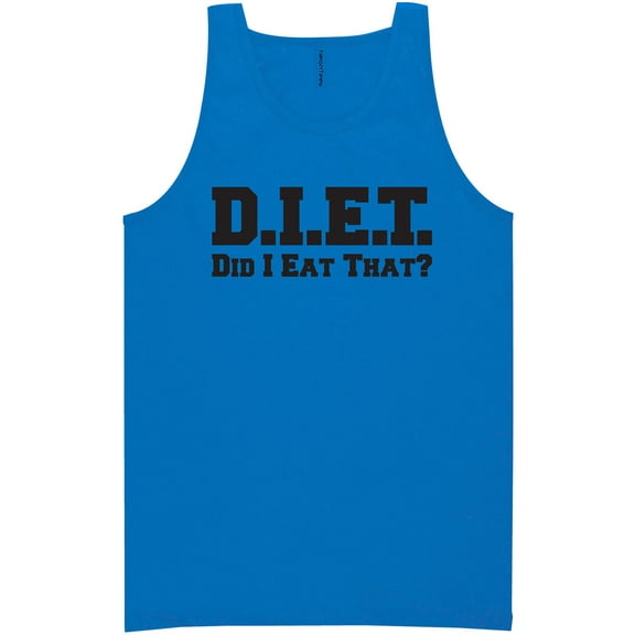D.I.E.T. Did I Eat That? Neon Tank Top