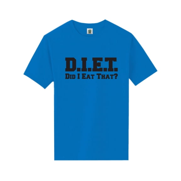 D.I.E.T. Did I Eat That? Short Sleeve Neon T-Shirt