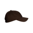 thumbnail image 1 of D&I Plain Dad Hat 100% Cotton Unstructured Hat Unisex Adjustable Strap - Dark Brown, 1 of 8