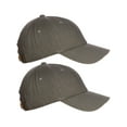 thumbnail image 1 of D&I Plain Dad Hat 100% Cotton Unstructured Hat Unisex Strap Cap - 2Pk - Charcoal Charcoal, 1 of 9