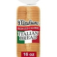 thumbnail image 1 of D'Italiano Reduced Calorie Italian Bread 16 oz Soft White Loaf (Pack of 2), 1 of 3