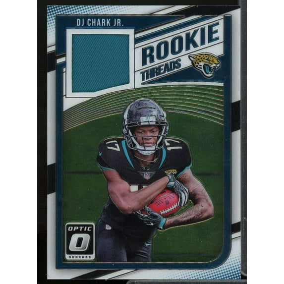 D.J. Chark Jr. Rookie Card 2018 Donruss Optic Rookie Threads #14