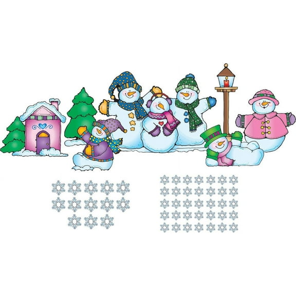 D.J. Inkers Snow Pals Bulletin Board Set (55)