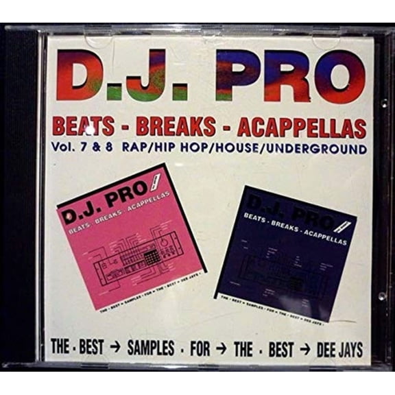 Beats - Breaks - Acappellas (CD) D.J. Pro Vol. 7 & 8