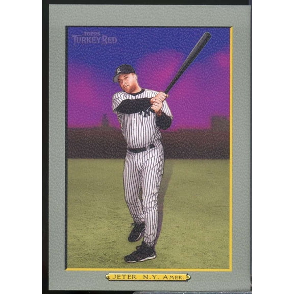 D.Jeter Purple Sky SP Card 2005 Topps Turkey Red #230A