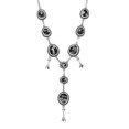 thumbnail image 1 of D'Joy Artisan Crafted White Buffalo 25 ctw Necklace 18-20 Inches in Sterling Silver Gifts, 1 of 1