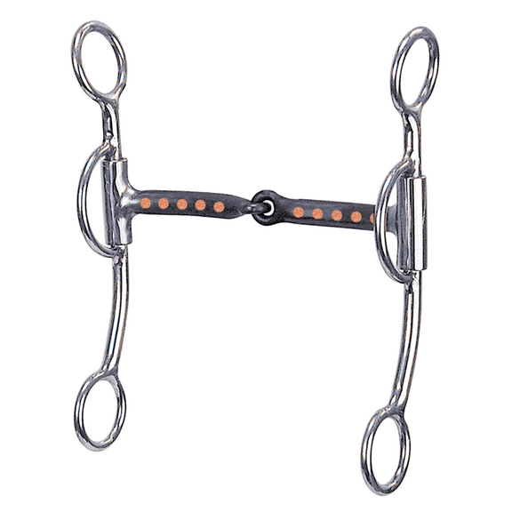 D & L Reiner 7/16 inch Double Five Snaffle Bit by Reinsman 780