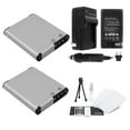 thumbnail image 1 of D-LI92 Battery 2-Pack Bundle with Rapid Travel Charger and UltraPro Accessory Kit for Select Pentax Cameras Including Optio I-10, WG-1, WG-2, WG-3, and WG-10, 1 of 4