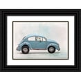 thumbnail image 1 of D Lester, Linda 18x13 Black Ornate Wood Framed with Double Matting Museum Art Print Titled - Amazon Milk Frog In Vw Bug, 1 of 4