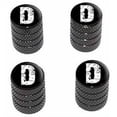 thumbnail image 1 of D Letter Distressed Tire Rim Wheel Aluminum Valve Stem Caps, Multiple Colors, 1 of 1