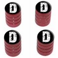 thumbnail image 1 of D Letter Distressed Tire Rim Wheel Aluminum Valve Stem Caps, Multiple Colors, 1 of 1