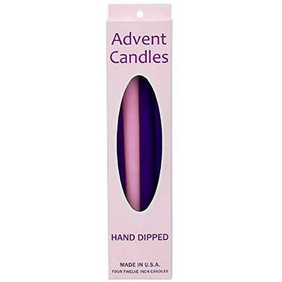 D'Light Online 12 Inch Advent Taper Candle 33 Sets Per Case