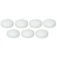 thumbnail image 1 of D'Light Online 3 Inch Large White Floating Candles - Case of 36, 1 of 2