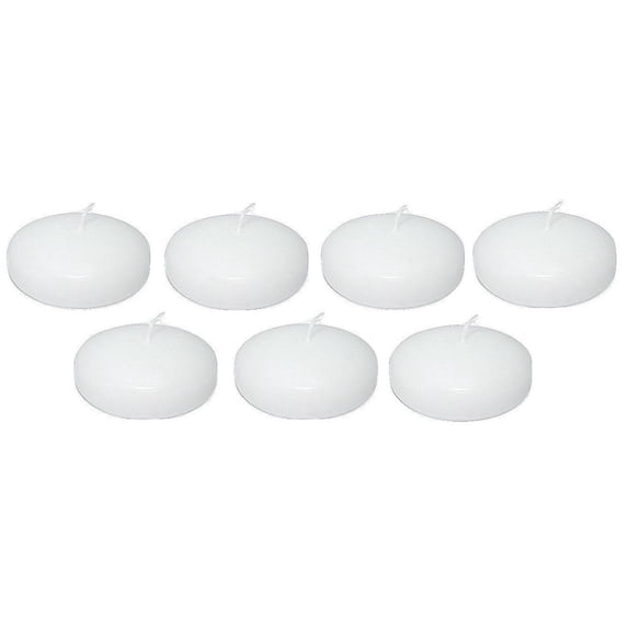 D'Light Online 3 Inch Large White Floating Candles - Case of 36