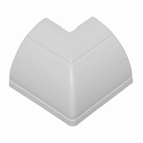 D-Line 90 Degree External Elbow,Clip-Over,PVC US/FLEB22QSW