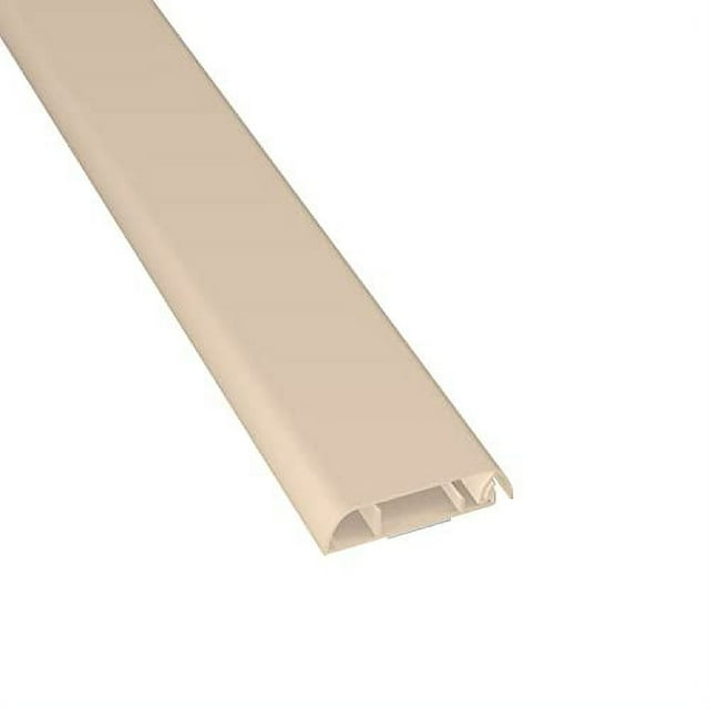 DLine Beige Wall Mounted TV Cord Cover, 2.36x0.59in, 15.7in Length